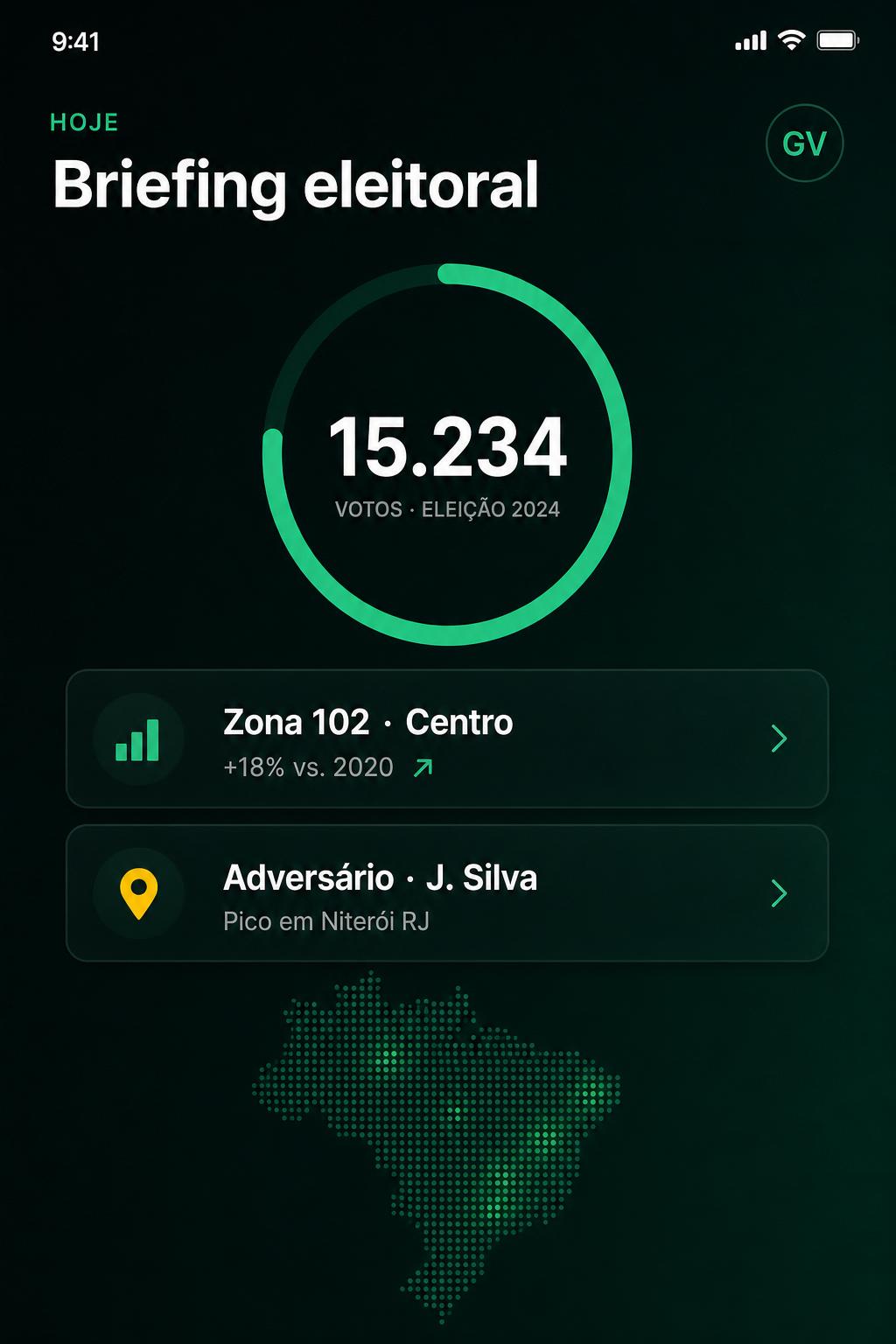 App LOX — briefing eleitoral